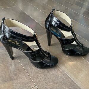 Michael Kors Glossy Black Heels